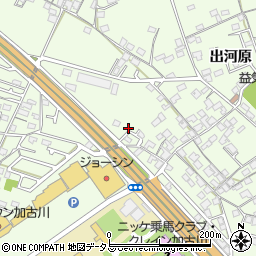 兵庫県加古川市東神吉町出河原444周辺の地図