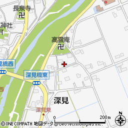 静岡県袋井市深見1012-3周辺の地図
