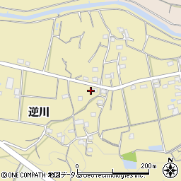 静岡県掛川市逆川636-6周辺の地図