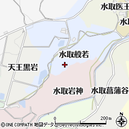 京都府京田辺市水取般若周辺の地図