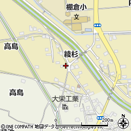 京都府木津川市山城町綺田綾杉20-1周辺の地図