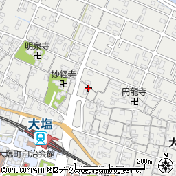兵庫県姫路市大塩町424-3周辺の地図