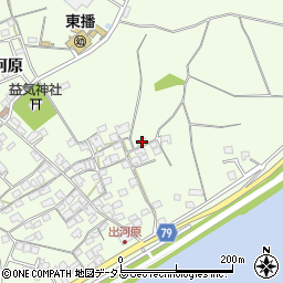 兵庫県加古川市東神吉町出河原74周辺の地図