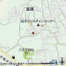静岡県掛川市富部944-1周辺の地図