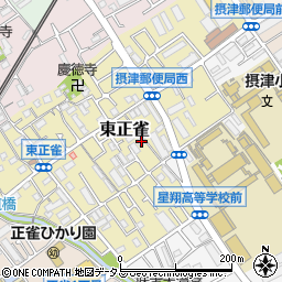 大阪府摂津市東正雀11-35周辺の地図