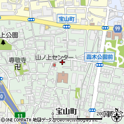 大阪府豊中市宝山町7-9周辺の地図