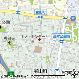 大阪府豊中市宝山町7-10周辺の地図
