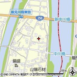兵庫県たつの市御津町苅屋1288周辺の地図
