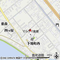 愛知県豊橋市下地町門141周辺の地図