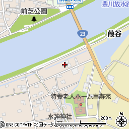 愛知県豊橋市前芝町加藤7周辺の地図