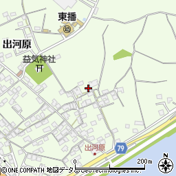 兵庫県加古川市東神吉町出河原163周辺の地図