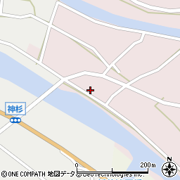 広島県三次市向江田町301周辺の地図