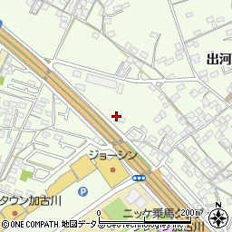 兵庫県加古川市東神吉町出河原442周辺の地図