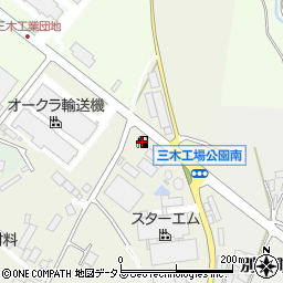 ＥＮＥＯＳ三木工場公園ＳＳ周辺の地図