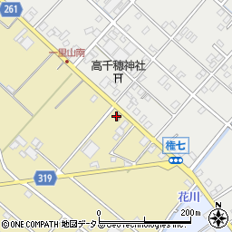 花川郵便局周辺の地図