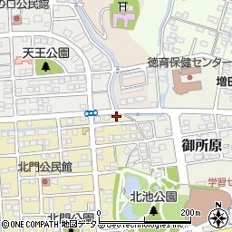 天王町東周辺の地図