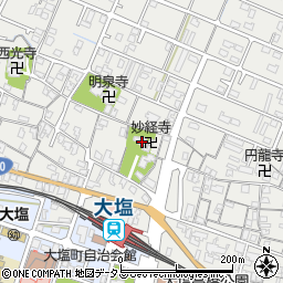 兵庫県姫路市大塩町341周辺の地図