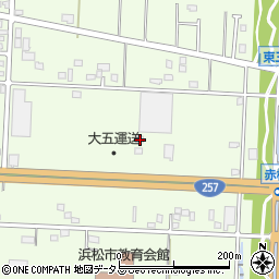 静岡県浜松市中央区東三方町258周辺の地図