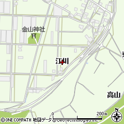 愛知県豊橋市大村町江川周辺の地図
