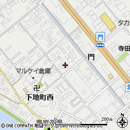 愛知県豊橋市下地町門83周辺の地図