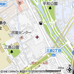 シャリエ摂津三島周辺の地図