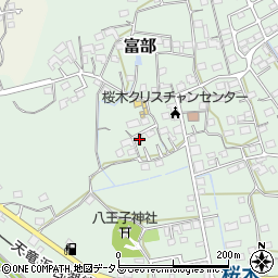 静岡県掛川市富部942-1周辺の地図