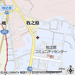 静岡県牧之原市布引原267周辺の地図