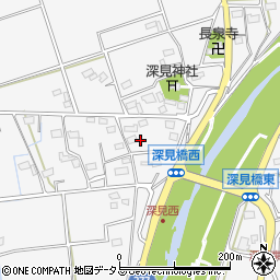 静岡県袋井市深見2200周辺の地図