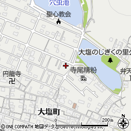 兵庫県姫路市大塩町182周辺の地図