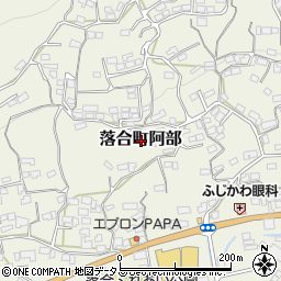 岡山県高梁市落合町阿部周辺の地図