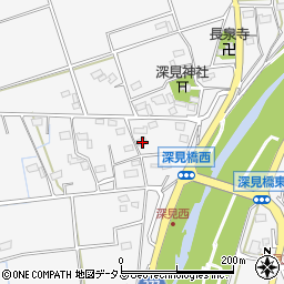 静岡県袋井市深見2200-1周辺の地図