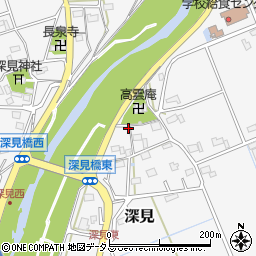 静岡県袋井市深見1014周辺の地図