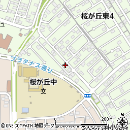 岡山県赤磐市桜が丘東4丁目4-157周辺の地図