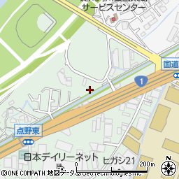 大阪府寝屋川市点野1丁目14周辺の地図