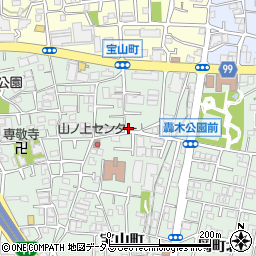 大阪府豊中市宝山町3-17周辺の地図