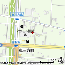 静岡県浜松市中央区東三方町282周辺の地図