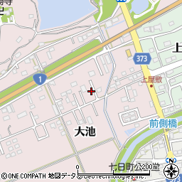 静岡県掛川市大池103周辺の地図