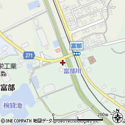 静岡県掛川市富部79周辺の地図