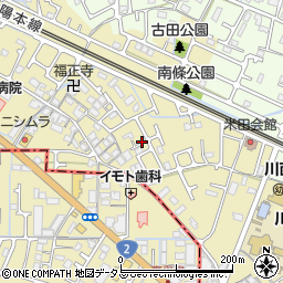 兵庫県加古川市米田町平津周辺の地図
