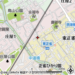大阪府摂津市東正雀7-11周辺の地図