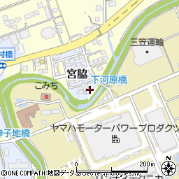 静岡県掛川市宮脇234-22周辺の地図