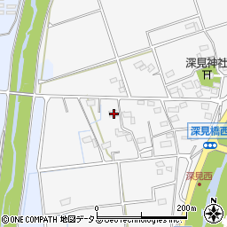 静岡県袋井市深見2186周辺の地図
