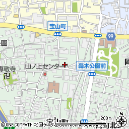 大阪府豊中市宝山町3-15-2周辺の地図