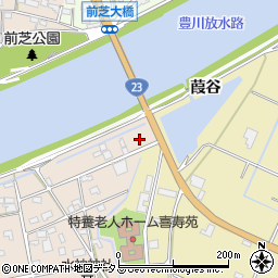 愛知県豊橋市前芝町加藤4周辺の地図