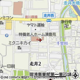 大阪府豊中市走井周辺の地図