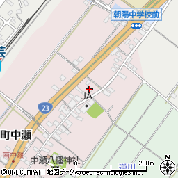 三重県津市河芸町中瀬123周辺の地図