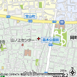 大阪府豊中市宝山町3-12周辺の地図