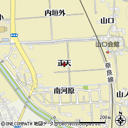 京都府木津川市山城町綺田（正天）周辺の地図