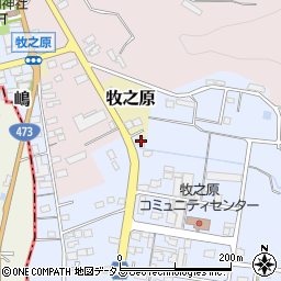 静岡県牧之原市布引原289周辺の地図