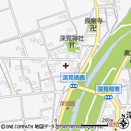 静岡県袋井市深見2201周辺の地図